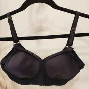 Bella Materna Wirefree Nursing Black Bra - Sz 34C